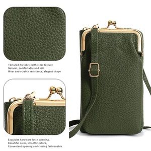 Carr Ken women’s khaki small crossbody bag new L70-1